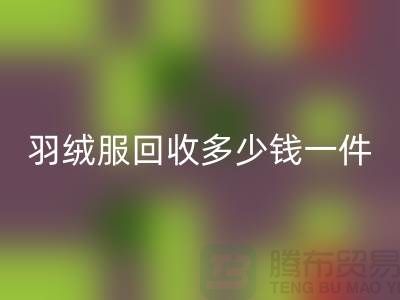 加拿大鵝羽絨服回收多少錢一件？@上海庫存服裝回收公司
