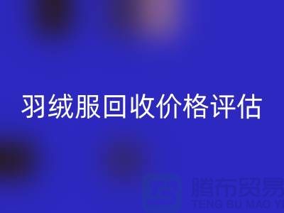 二手蒙口羽絨服回收平臺：價格評估、上門議價與現金收貨服務介紹