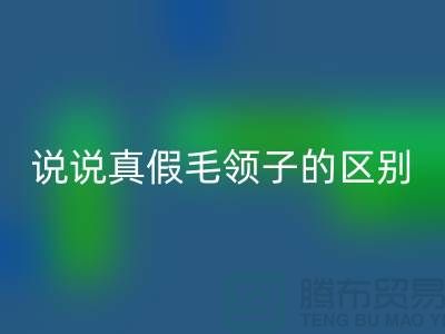 說說真假毛領子的區別,你別掉進坑里-長期大量回收毛領毛條公司