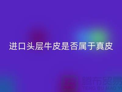 ### 進口頭層牛皮是否屬于真皮?