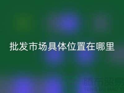 布料批發(fā)市場(chǎng)具體位置在哪里？在什么地方