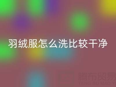 羽絨服怎么洗比較干凈?這些訣竅讓你的羽絨服煥然一新