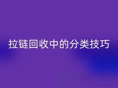 拉鏈回收中的分類技巧：提高回收效率的秘訣